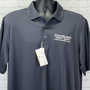 Pahrump Nugget Casino Polo XL X-Large Gray Lakeside Nevada Core365 Short Sleeve